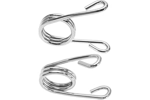 SG Store 2pcs Ressorts de Selle Solo de Moto Accessoires de Rechange Moto de Ressorts en Acier Fixes de Siège de Moto de Type Torsion, Argent