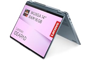 Lenovo IdeaPad Flex 5 Gen 8 - Ordenador Portátil Táctil Convertible 14" WUXGA (AMD Ryzen 7 7730U, 16GB RAM, 512GB SSD, AMD Radeon Graphics, Wi-Fi 6, Windows 11 Home) Teclado QWERTY Español – Azul