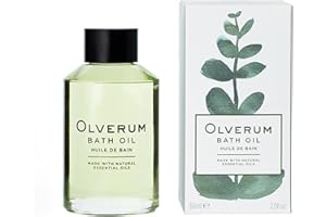 Olverum Bath Oil 60ml - Luxury Muscle Soothing Bath Soak - Relaxing Aromatherapy Oil with Highly Concentrated Blend of 10 Essential Oils - Natural, Vegan, Cruelty Free - Bath Oils for Women & Men