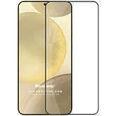Microsonic Samsung Galaxy S24 FE Tam Kaplayan Temperli Cam Ekran Koruyucu Siyah [Galaxy S24 FE ile Uyumlu Ekran Koruyucu - Si