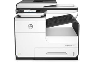 HP PageWide Pro 477dw D3Q20B, Stampante Multifunzione A4, Stampa Fronte e Retro Automatica a colori, 55 ppm, USB, Fax, ADF, Wi-Fi, Gigabit Ethernet, Smart, Display a colori da 10,9 cm, Bianca