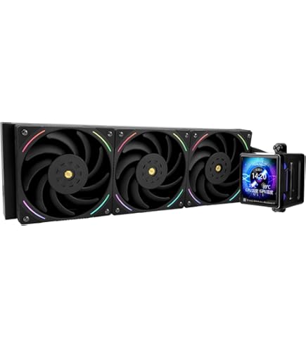 Thermalright Trofeo Vision 360 ARGB Black CPU AIO Cooler,6.86-inch
