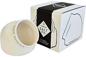 Maldon Sale – Salino in ceramica | Realizzato in ceramica di qualità con un design classico | Aggiunta perfetta alla cucina o alla sala da pranzo | Panna/Bianco sporco