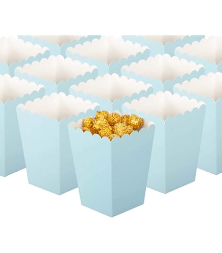 La Llareta Popcorn-Tüten – 45 Stück, Goldene Snack-Boxen Für Partys, Geburtstag, Weihnachten