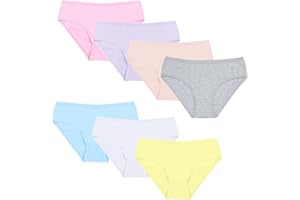 POWER FLOWER Slip da Bambina in Cotone Essenziale Multipack Comode Mutande Mutande Taglia 2-12 Anni Biancheria Intima