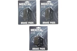 MEXITAL Pastiglie freno Semi-metallico Anteriori + Posteriore per XT 660 Z Tenere (Non ABS) (08-16) / XT 660 ZA Tenere (ABS) (11-16)