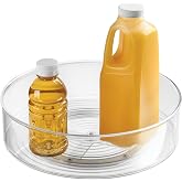 Lazy Susan Drehteller Organizer – 4 Stück, 25,4 Cm, Transparent, Für Küche, Bad, Schminktisch & Kühlschrank