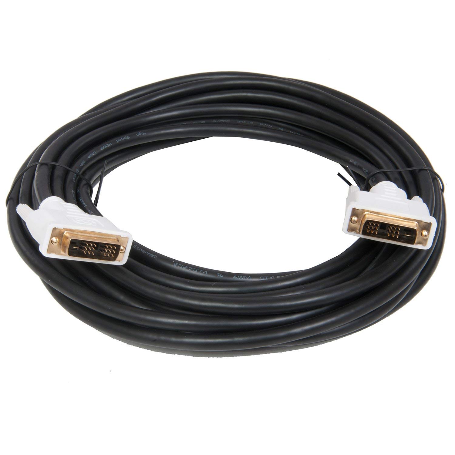 WIRED SOLUTIONS Pure Copper Gold Plated Connector Single Link 18+1 DVI Cable (5 Meter)
