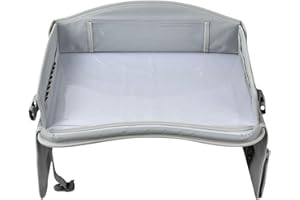 Eayoly Viaje para niños, Viaje para Asiento Coche para niños Bandeja alimentación Activa para niños con diseño Bolsillo Red, para Viaje por Carretera, Cochecito, avión