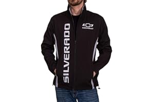 CALHOUN GM Bonded Polyester Ganzjahresjacke Chevrolet Corvette Camaro Silverado Unisex für Damen und Herren