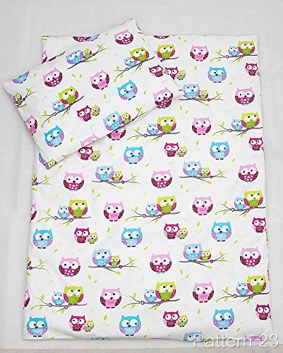 2 Pcs Duvet Filling Set 70x80 cm, Suits Crib / Cradle - Pattern 23
