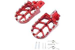 Adsspro Motorcycle CNC Foot Pegs Foot Pedals Rests Footpegs For CRF110F CRF 110 F CRF110 2013-2024 CRF125F CRF 125 F CRF125 125F 2014-2024 Dirt Pit Bike