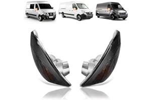 TangMiGe Retrovisor luces de giro intermitente indicador lateral espejo para Citroen RENAULT Master 3 III (EV/FV/HV/JV/UV) 2010-UP, NV400 2011-UP, OPEL Movano B X62 2010-UP