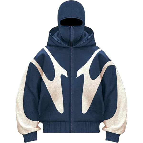 Balaclava Hoodie Set Herren - 2-teiliger Sportanzug Mit Sturmhaube