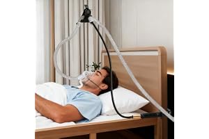 DAJASD CPAP slanghiss, CPAP slanghållare, justerbar CPAP slanghållare för att förhindra läckage och CPAP-slang, 360° vridbar