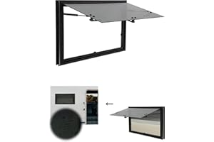 DIFU Ausstellfenster 700x450mm Wohnwagen Fenster E4 Wohnmobilfenster 85° Camper Wohnmobil Fenster mit fliegengitter und Rollo, Wohnmobil Seitenfenster Externes Push Fenster für Wohnwagen Van Camper