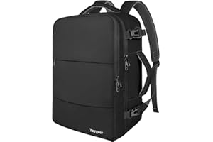 Taygeer Ryanair Cabin Bags, Travel Backpack Men, Rucksack for Plane Hand Luggage Backpack for Travelling, Ryan Air Cabin Bag 40x30x20 with Separate Shoe Pouch
