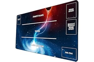 DYETEE board game starlight TCG Playmat -Starry Sky MTG Playmat - Also Great as a Mouse Pad 397 With Zones