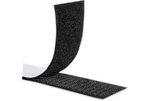 HIXAVA 8 Meter Klettband Selbstklebend Extra Stark, 20mm Breiter Doppelseitiges Klettband, Breit Selbstklebendes Klebepad Flauschband und Hakenband, Für zu Hause, im Büro, im Klassenzimmer, usw(Weiß)