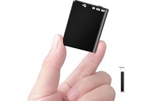 HENF Voice Recorder, Mini Voice Activated Recorders with 400 Hours Capacity, Ultra Small Audio Recorder with Playback for Speech, Lectures, Meetings