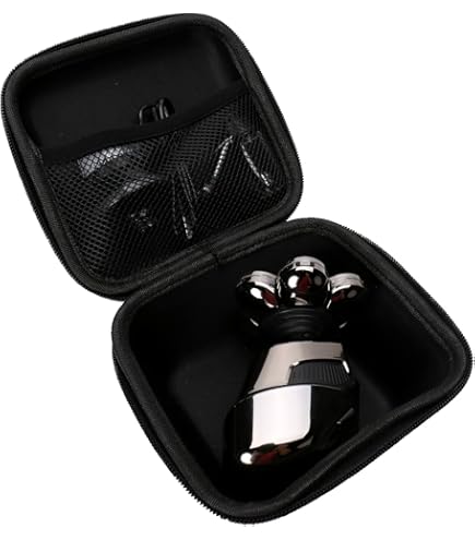 Case Compatible With Skull Shaver Electric Pitbull Pro Razor Hard Travel Rotary Men Head Shavers Beard Trimmer Storage Bag With Zipper Mesh Pocket For Mustache Grooming Kit Black Only Box - View #12