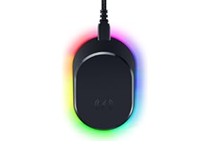 Razer Mouse Dock Pro & Charging Puck - Station de Recharge magnétique sans Fil & Module pour Souris compatibles (Hyperspeed 4K Hz, éclairage Chroma 8 RVB e) - Noir