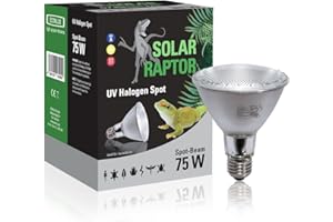 SOLAR RAPTOR UV Halogen Spot - Wärmestrahler für Terrarien (75 Watt)