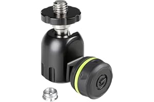 Gravity MS QT 1 B - Adaptador de micrófono Quick Tilt con rótula