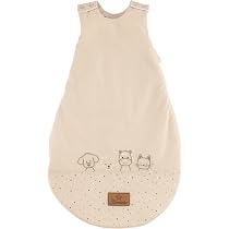 Sterntaler Babyschlafsack 50/56 Bauernhof - Schlafsack leicht wattiert aus weichem Polycotton