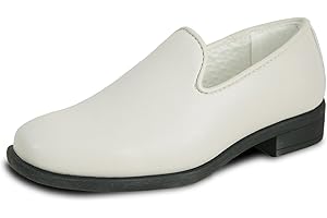VANGELO Boy Dress Shoe Vallo Oxford Lace Up and Loafer Slip On Formal Tuxedo for Prom Wedding Ortholite Insole Size from Toddler to Big Kid