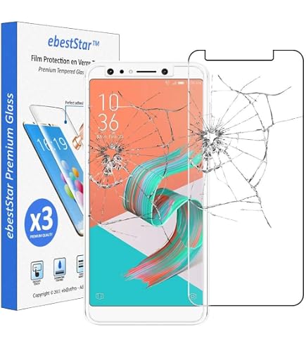 Vetro Temperato TM-Concept Per ASUS Zenfone 5 ZE620KL – Protezione Totale Nera