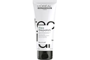 L'Oréal Professionnel, Pâte Cheveux Destructurante & Modulable Flex Depolish, Force 4, Coiffures Souples & Looks Modulables effets Coiffés-Décoiffés, Fini Mat & Naturel, Tecni Art 100 ml