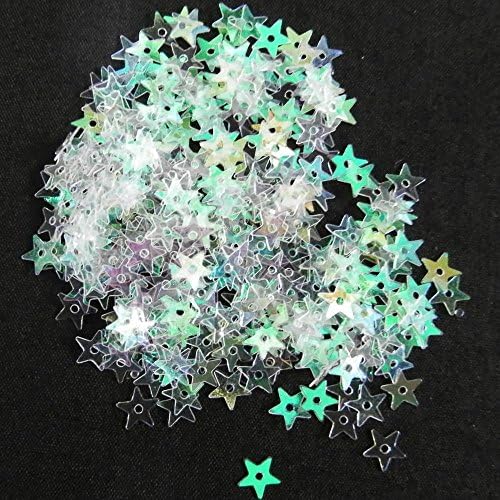 Star Sequins 4mm Approx 520 per pack Iridescent AB