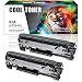 Produktbild Cool Toner 2-Pack (2.500 Seiten) Kompatibel für HP CE285A 85A CE285X für HP Laserjet Pro P1102w Print HP Laserjet Pro P1100 HP Laserjet Pro M1132, Schwarz