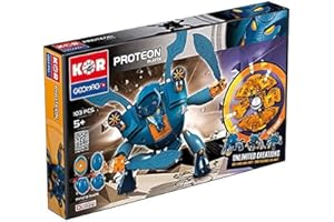 Geomag- KOR Proteon Juego de construcción, Multicolor, 103 piezas (5517519) , color/modelo surtido