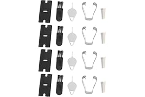 LAZMIN112 Końcówki Rysika doTab S9 S9+Plus S9 Ultra S9 FE, Łatwa Instalacja, Brak zadrapań, Wymienne Końcówki Rysika, 20 Końcówek, Pasuje doTab S9/S9+Plus/S9 Ultra/S9 FE (Biały szary)