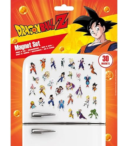 SD TOYS Dragon Ball Z Magnete Set B - Sammlerblister Mit Figurenmagneten (nicht Für Kinder Unter 14)