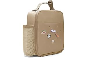 AOTM Isolierte Lunchtasche Kinder, DIY-Exklusive Lunchbox Tasche Jungen Mädchen, Tragbar Wasserdicht Kleine Kühltasche, Thermische Lunch Tasche für Schule/Picknick/Unterwegs