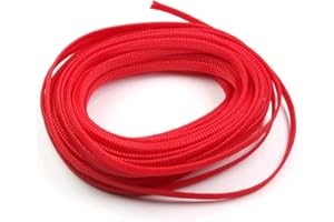 Othmro Manchon de Câble Gaine 10M Souple, Gaine Câble Tressée Extensible, Gestion des Câbles Rangement Tressée Fendue en Pet, Gestion de Câble Réglable, Protection Gestion des Câbles pour TV, PC, USB