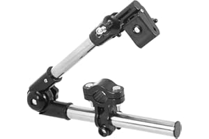 OUNONA Umbrella Mount Stand Adjustable Outdoor Umbrella Holder for Bike Electric Bicycle Stroller Wheel Chair (Black)