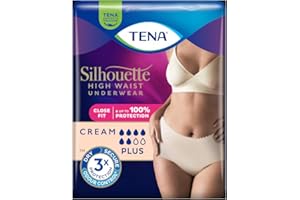 TENA SILHOUETTE PLUS Crème Incontinence Pants Large