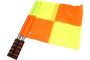 Compasty Fotbollsdomare Flaggor Bärväska Fotbollsdomare Gränsdomare Sida Linjen Play Sport Tävlingsflaggor Domare Utrustning