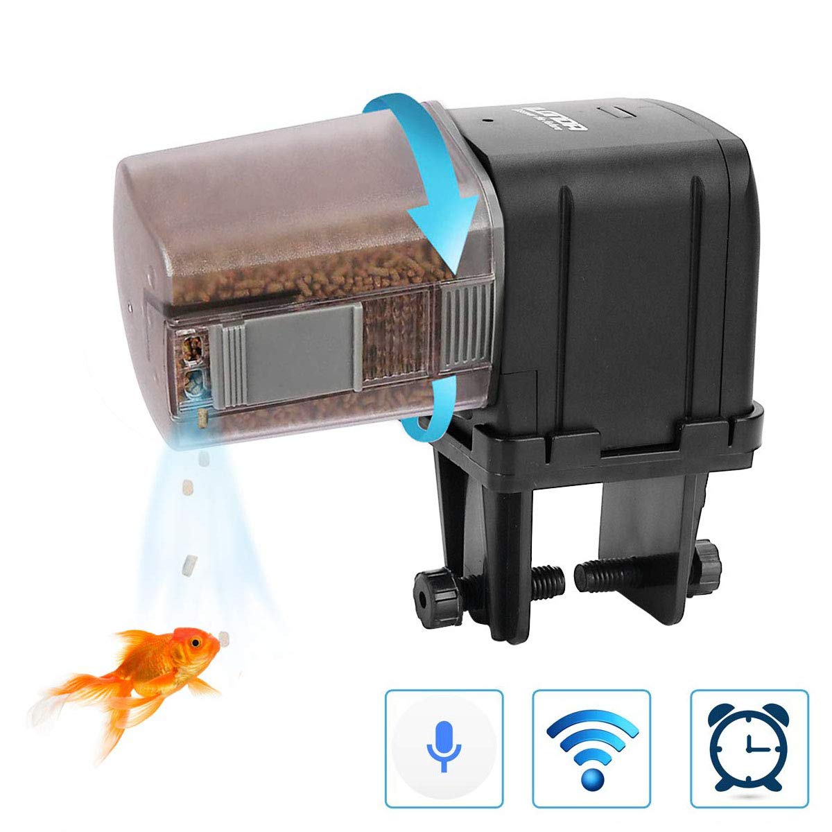 Feeders Automatic Wifi Aquarium Fish Food Feeder Adjustable Food
