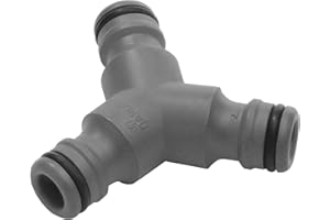 Gardena rozdzielacz Y: rozgałęźnik do węży, montowany w ciągu węża do przejścia z węża 19 mm (3/4’’) na 13 mm (1/2’’), do równoczesnego korzystania z jednego źródła wody, zapakowany (2934-20)