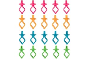 Bogoro Supports de Pinces à Canette,20pcs Pinces à Bobines de Fil,Support pour Bobine Clips à Canette,Pinces Porte-Bobines Canette Porte-Fil Clips Fil Bobine pour Machine à Coudre,Couleur Aléatoire