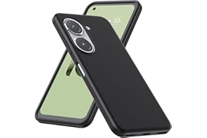 WFTE Etui kompatybilne z Asus Zenfone 10, miękkie, TPU, ultracienkie, stylowe etui ochronne do telefonu Asus Zenfone 10 [ochrona przed upadkiem, antypoślizgowe] - czarne matowe