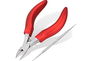 GURELAX Podiatrist Toenail Clippers for Thick, Fungal Or Ingrown Toenails，Professional Ingrown Toenail Clippers for Men & Seniors,Medical Grade Nail Clippers Can Be Used by Right and Left-Handed Adults.