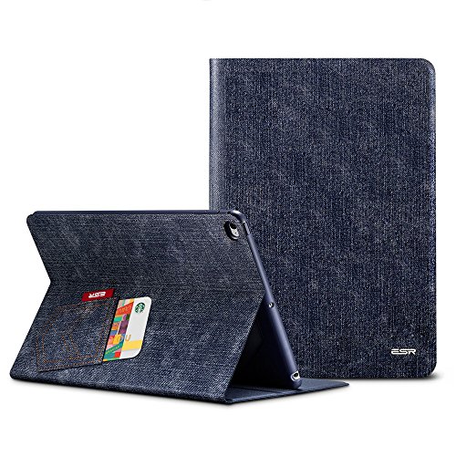 iPad Air 2 Hülle, ESR® Auto aufwachen / Schlaf Funktion und Einstellbarem Blickwinkel Funktion Schutzhülle für iPad Air 2/iPad 6 (Cowboy)