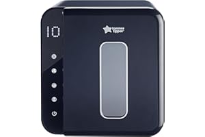 Tommee Tippee Ultra UV Steriliser, Dryer and Storage, Black, for Baby Bottles and Accessories, Steam-Free to Kill Viruses^ and 99.9% of Harmful Bacteria