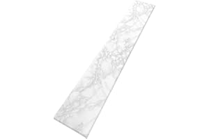 I K H E MALARKA Polystyrol Paneele, Deckenpaneele Marmor Optik, Wandpaneele, Dekoren, Marmorimitat Decken - Wandverkleidung, 3mm dick - 100x16,7cm / ‎‎20m² - 120 Stück (PRINTED PANEL 100)